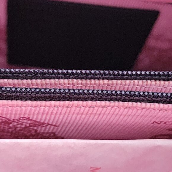 My Flat In London Pink Leather Satchel Bag with Crystal Chandelier NWT and Rare! - Picture 11 of 13